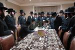 כ"ק אדמו"ר מקרעטשניף סיגעט וומ"ס שליט"א באזוכט ביי האדמו"ר מסאטמאר שליט"א 