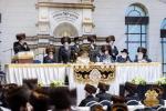 מעמד סיום כתיבת האותיות ערב שבת קודש  - מעמד זיכוי הפת פאר עירובי חצרות, און הדלקת נרות דורך כ"ק אדמו"ר מסאטמאר שליט"א