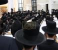 ערשטע עליה לתורה פון כ"ק אדמו"ר מסאטמאר שליט"א אויפן נייעם ספר תורה
