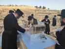 כ"ק גאב"ד מאקאווא שליט"א איז מתפלל אויפן ציון פון אור החיים הקדוש זי"ע 