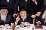 עריכת השולחן לכבוד יומא דהילולא של הגה"ק בעל שערי הישר מליסקא זי"ע בראשית נכדיו כ"ק האדמורי"ם מליסקא ומהיבנוב שליט"א