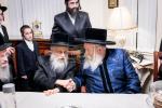  מסיבת תנאים ביי אן אייניקל פון כ"ק אדמו"ר מבאבוב שליט"א בת אצל חתנו דומ"צ באבוב מאנסי עם בן אב"ד באבוב מונטריאל בן דומ"צ באבוב חתן אבד"ק דזבוי
