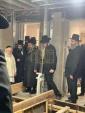 מעמד יציקת הבורות ומסיבת לחיים פארן מקוה טהרה החדש בילא פיגא דקהל יטב לב ד'סאטמאר שכונת סאוט אכט נדבת הנגיד ר' יקותיאל דוד אהרן ווייס מראשי קהילת סאטמאר