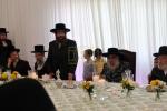 כ"ק אדמו"ר מסאטמאר שליט"א ביים באנקעט לטובת בית מדרשינו החדש בשכונת חתם סופר אין קרית יואל המורחבת, פארגעקומען אין שטוב פון הרה"ח ר' שמעון שווארטץ הי"ו - חבר הנהלת הביהמ"ד
