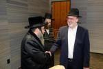 מעמד תפילת השל"ה ערב ר"ח סיון בראשות כ"ק אדמו"ר מסקולען שליט"א פון לעיקוואד מיט די נגידים פון מוסדות חסד לאברהם