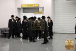 כ"ק אדמו"ר מסאטמאר שליט"א ביים אנקומען אין לופטפעלד נאכן נסיעה בוני המלוכה