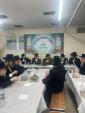 מעמד יציקת הבורות פאר א נייע מקוה, בראשות הגה"צ אב"ד סאטמאר וויליאמסבורג שליט"א 