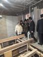 מעמד יציקת הבורות פאר א נייע מקוה, בראשות הגה"צ אב"ד סאטמאר וויליאמסבורג שליט"א 