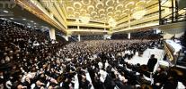 בילדער און ווידיאוס:גרויסארטיגע מעמד הכנסת ספר תורה דורך כ"ק אדמו"ר מוויזניץ שליט"א 
