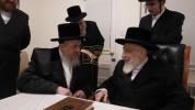 כ"ק אדמו"ר מסקווירא ב"פ שליט"א בביקור אצל כ"ק אדמו"ר מליסקא שליט"א