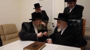 כ"ק אדמו"ר מסקווירא ב"פ שליט"א בביקור אצל כ"ק אדמו"ר מליסקא שליט"א