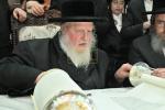 הכנסת ספר תורה בחצר הקודש סאסוב