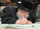 הכנסת ספר תורה בחצר הקודש סאסוב