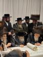 מעמד כתיבת האותיות און תהלוכת הספר תורה אינעם ספר תורה וואס ווערט אריינגעגעבן דורך הנגיד ר' ליפא פריעדמאן הי"ו,* צום בנין הת"ת בנין ליפא פריעדמאן שע"י מוסדות סאטמאר אין בארא פארק
