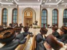 שבע ברכות שע"י ביהמ"ד לב אהרן דסאטמאר שכונת סאוט 8 וויליאמסבורג לכבוד הדומ"ץ שליט"א