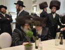 הגה"צ ראש ישיבת סאטמאר בני ברק שליט"א אויף א בליץ באזוך אין ניו יארק לרגל די חתונה בבית הרבני הנגיד שמעון ישראל קליין הי"ו פון וויליאמסבורג