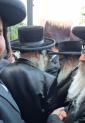 הגה"צ ראש ישיבת סאטמאר בני ברק שליט"א אויף א בליץ באזוך אין ניו יארק לרגל די חתונה בבית הרבני הנגיד שמעון ישראל קליין הי"ו פון וויליאמסבורג