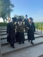 כ"ק גאב"ד מאקאווא שליט"א ביים ציון הקדוש אין קערעסטיר 