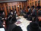 הנהלת ערבים USA  בבית כק אדמו"ר מפאפא שליט"א 