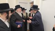 כ"ק אדמו"ר מצאנז קלויזנבורג שליט"א בביקור אצל כ"ק אדמו"ר מליסקא שליט"א