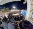 כ"ק אדמו"ר מסערדאהעלי שליט"א איז מתפלל אין אתרא קדישא מירון