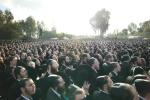 טויזענטער חסידי גור פאראייניגט קעגן די גזירת הגיוס בראשות רבם כ"ק אדמו"ר מגור שליט"א 