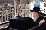 טויזענטער חסידי גור פאראייניגט קעגן די גזירת הגיוס בראשות רבם כ"ק אדמו"ר מגור שליט"א 