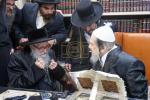 כ"ק אדמו"ר מסערדאהעלי שליט"א באזוכט ביי הרה"ק רבי יעקב מאיר שעכטער שליט"א 
