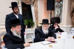 שמחת שבע ברכות בבית הרב רבי יואל יחיאל וואגשאהל שליט"א  נשיא ומייסד המוסד עושה חיל  נערך ע"י הרה"ח הנגיד רבי יחיאל מעכיל טויבער שליט"א עם ראשי הקהלות בביתו  מאנסי ניו יארק   יום ב' לס' שלח לך אנשים