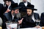 אדמורים ורבנים בשמחת הבר מצוה בבית הנגיד הטפסר רבי אברהם יודא מאנדל הי"ו