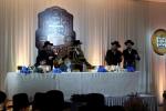 כ"ק אדמו"ר מסאטמאר שליט"א ביים מעמד חנוכת הבית פונעם בנין הבית רחל החדש 'בנין אברהם יודא מאנדל' אין וויליאמסבורג 