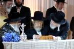 כ"ק אדמו"ר מסאטמאר שליט"א ביים מעמד חנוכת הבית פונעם בנין הבית רחל החדש 'בנין אברהם יודא מאנדל' אין וויליאמסבורג 