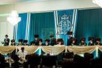 חנוכת בניני המוסדות צוזאמען מיט שמחת השבע ברכות בחצר הקודש סקווירא