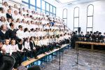 קבלת פנים פאר כ"ק אדמו"ר מסאטמאר שליט"א דורך די ילדי התלמוד תורה אין מאנטריאל