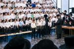 קבלת פנים פאר כ"ק אדמו"ר מסאטמאר שליט"א דורך די ילדי התלמוד תורה אין מאנטריאל