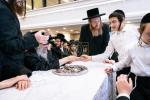 קבלת פנים פאר כ"ק אדמו"ר מסאטמאר שליט"א דורך די ילדי התלמוד תורה אין מאנטריאל