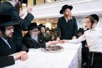 קבלת פנים פאר כ"ק אדמו"ר מסאטמאר שליט"א דורך די ילדי התלמוד תורה אין מאנטריאל