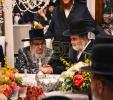 כ"ק אדמו"ר מסאטמאר שליט"א אין מאנטריאל ביי חתימות שטרות ביי הרבני הנכבד ר' ברוך אבערלענדער הי"ו