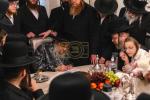 כ"ק אדמו"ר מסאטמאר שליט"א באזוכט ביי נדיבים בעם אין מאנטריאל