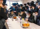 כ"ק אדמו"ר מסאטמאר שליט"א באזוכט ביי נדיבים בעם אין מאנטריאל