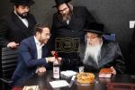 ביקור קודש ומסיבת לחיים של כ"ק אדמו"ר מ'טאהש שליט"א בהיכל הכולל דברי אש בהשתתפות פטרון הכולל הרבני הנגיד המפואר רודף צדקה וחסד מו"ה בערי ווייס הי"ו