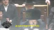 טיש מוצאי שבעה עשר בתמוז בחצר הקודש בעלזא