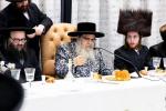 שבע ברכות בבית הרב הערשל שטערן בראשות כ"ק אדמו"ר מסאטמאר שליט"א 