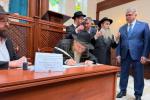 פראכטפולער אידישער צענטער פייערליך באנייט אין רוסלאנד'ס "אויטא-הויפטשטאט"