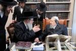 כ"ק אדמו"ר מבלאזוב ריבאטיטש באזוכט ביי הרה"ק רבי יעקב מאיר שעכטער שליט"א 