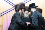 חגיגת הכנסת ספר תורה  להיכל ישיבת עסק התורה  ע"י הרבני הנגיד הרה"ח רבי יואל פליישמאן שליט"א פטרון הישיבה ונדבן הספר  בהשתתפות אדמור"י ורבני העיר שליט"א, מרביצי תורה ותלמידי הישיבה