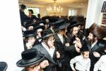 חגיגת הכנסת ספר תורה  להיכל ישיבת עסק התורה  ע"י הרבני הנגיד הרה"ח רבי יואל פליישמאן שליט"א פטרון הישיבה ונדבן הספר  בהשתתפות אדמור"י ורבני העיר שליט"א, מרביצי תורה ותלמידי הישיבה