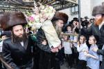חגיגת הכנסת ספר תורה  להיכל ישיבת עסק התורה  ע"י הרבני הנגיד הרה"ח רבי יואל פליישמאן שליט"א פטרון הישיבה ונדבן הספר  בהשתתפות אדמור"י ורבני העיר שליט"א, מרביצי תורה ותלמידי הישיבה