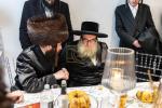 חגיגת הכנסת ספר תורה  להיכל ישיבת עסק התורה  ע"י הרבני הנגיד הרה"ח רבי יואל פליישמאן שליט"א פטרון הישיבה ונדבן הספר  בהשתתפות אדמור"י ורבני העיר שליט"א, מרביצי תורה ותלמידי הישיבה