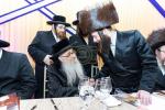 חגיגת הכנסת ספר תורה  להיכל ישיבת עסק התורה  ע"י הרבני הנגיד הרה"ח רבי יואל פליישמאן שליט"א פטרון הישיבה ונדבן הספר  בהשתתפות אדמור"י ורבני העיר שליט"א, מרביצי תורה ותלמידי הישיבה